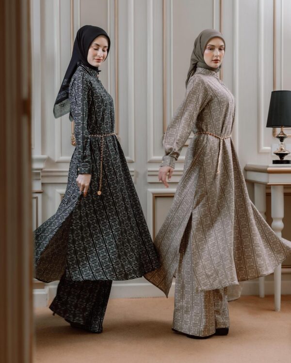 RIVERA ONE SET, Long Tunic & Cullotes - Gambar 4