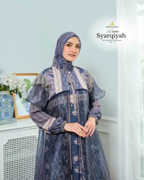 Syarqiyah VOL -2 (In Bloom Lavender) – Dress Dewasa - Gambar 4