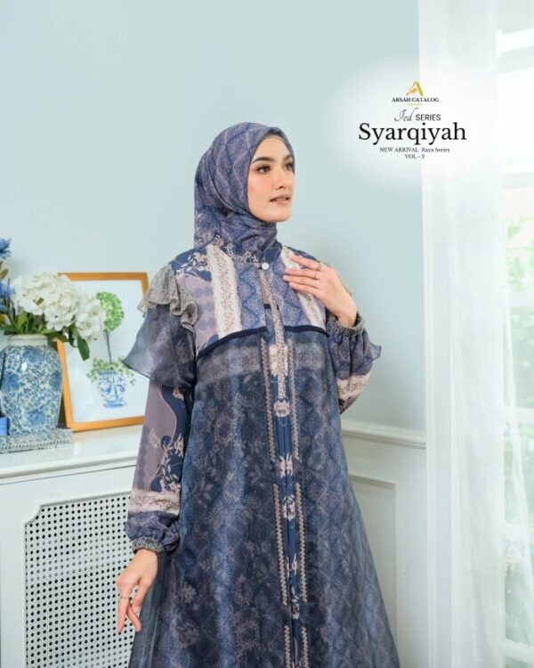 Syarqiyah VOL -2 (In Bloom Lavender) – Dress Dewasa - Gambar 5